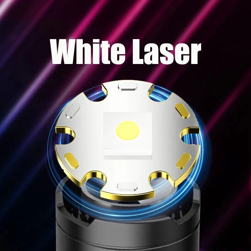 Rechargeable Super Bright LED Tactical Flashlight with COB Work Light – High-Power Zoomable Torch - Image 6