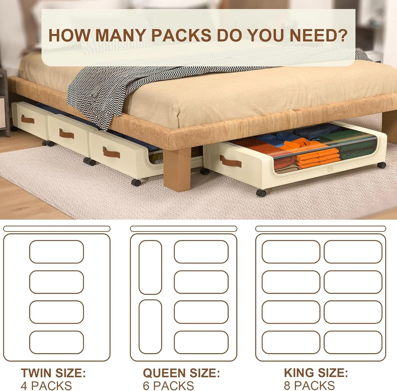 Under Bed Storage Bag - Image 2
